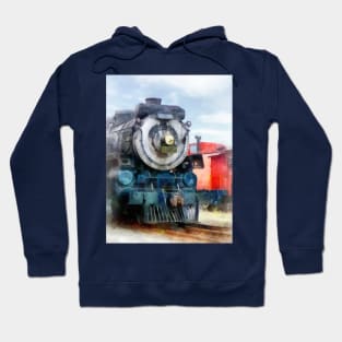 Trains - Locomotive and Caboose Hoodie